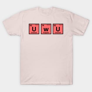 UwU on The Periodic Table T-Shirt